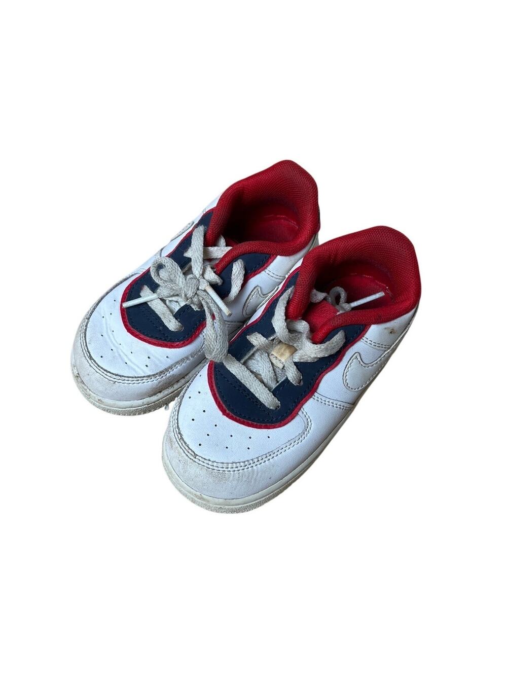Nike Air Force 1 LV8 TD 'Double Layer Obsidian Red Kids 8C